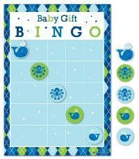 Ocean Preppy Boy Party Bingo Game