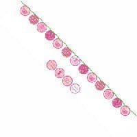 Ocean Preppy Girl Party Circle Banner