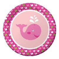 Ocean Preppy Girl Party Dinner Plates