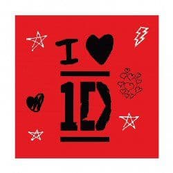 One Direction I Heart 1D Party Napkins