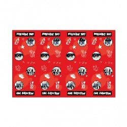 One Direction Plastic Party Tablecloth