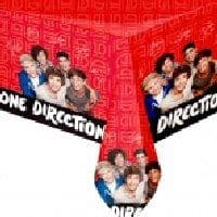One Direction Plastic Party Tablecover