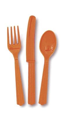 Orange Cutlery set