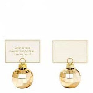 Party Porcelain Gold Place Card Holders