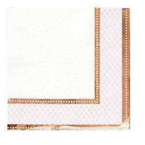 Party Porcelain Rose Gold Napkin