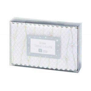 Party Porcelain Silver Star Table Lights