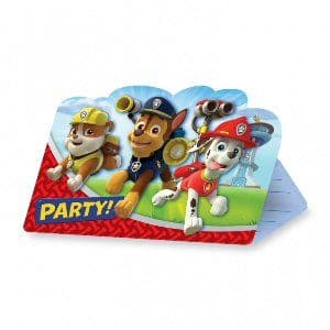 Paw Patrol Folded Invitations