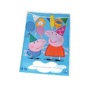 Peppa Pig Blue Party Loot Bags Bulk Pack