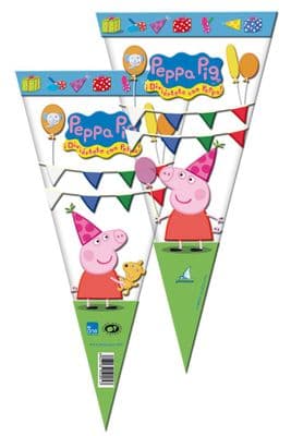 Peppa Pig Bulk Pack Cone Bags