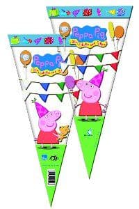 Peppa Pig Cellophane Party Bags Bulk Pack