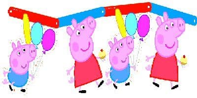 Peppa Pig Character Room Banner