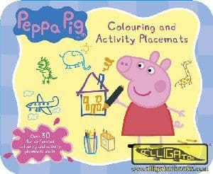 Peppa Pig Colouring Placemats