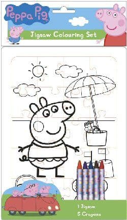 Peppa Pig Jigsaw Colouring set