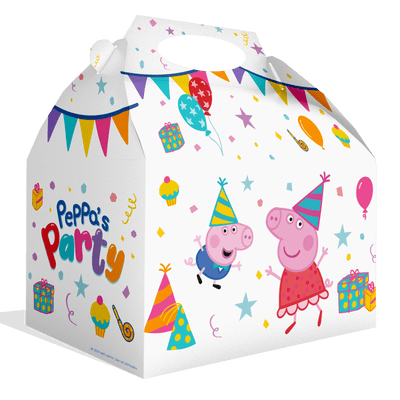 Peppa Pig Party Cardboard Lunch Boxes