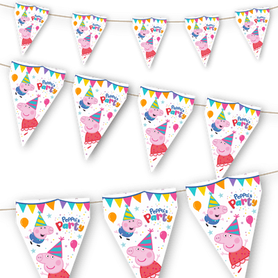 Peppa Pig Party Flag Bunting