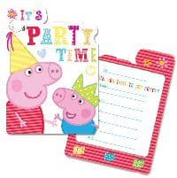 Peppa Pig Party Invitations