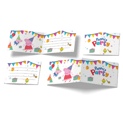 Peppa Pig Party Invitations