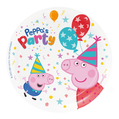 Peppa Pig Party Paper Plates 18cm