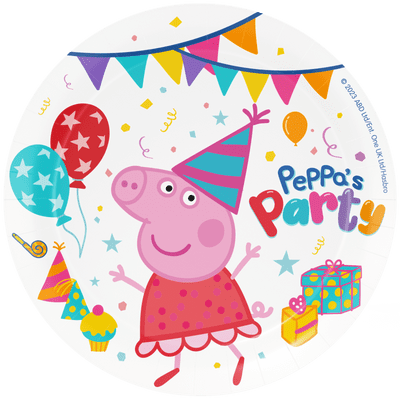 Peppa Pig Party Paper Plates 23cm