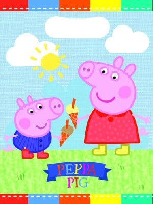 Peppa Pig Plastic Loot Bags