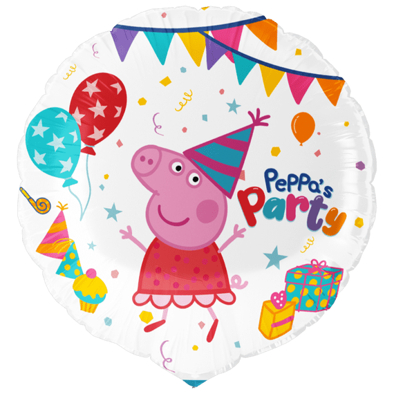 Peppa Pig Round Foil Balloon
