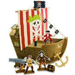 Pirate Ship Centrepiece by Meri Meri