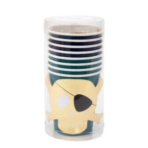 Pirates Bounty Shaped Cups by Meri Meri