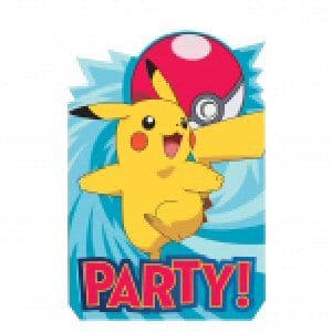 Pokemon Core Postcard Invitations