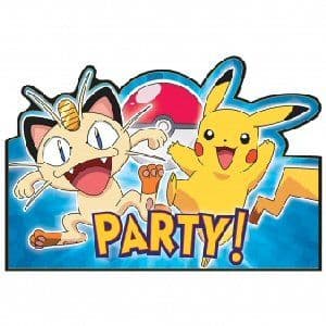 Pokemon Invitations and Envelopes