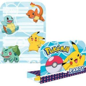 Pokemon Party Invitations