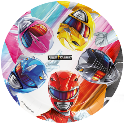 Power Rangers Party 23cm Paper Plates