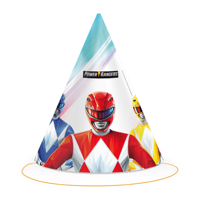 Power Rangers Party Cone Hats