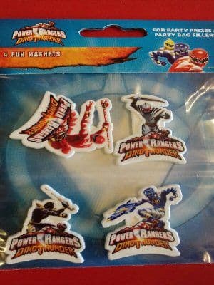 Power Rangers Party Magnets