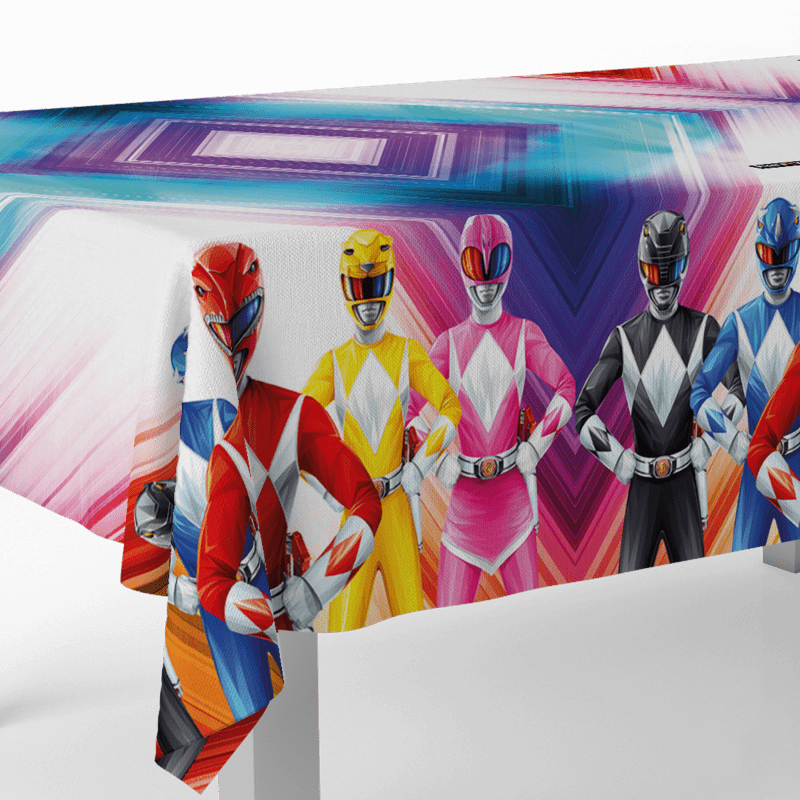 Power Rangers Party Plastic Tablecover