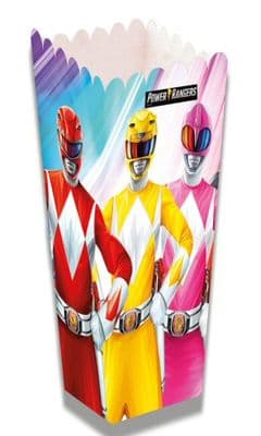 Power Rangers Party Popcorn Party Boxes