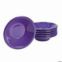 Purple Plastic Bowls