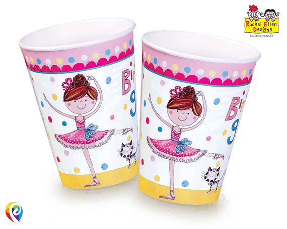 Rachel Ellen Ballerina Paper Cups