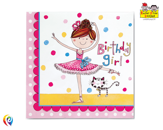 Rachel Ellen Ballerina Paper Napkins