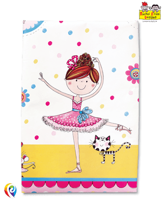 Rachel Ellen Plastic ballerina tablecover