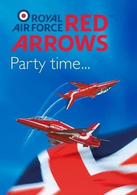 Red Arrows Party Invitations