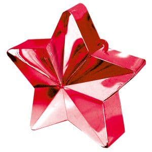 Red Star Balloon Weight