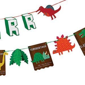 Roarrrr Dinosaur Party garland