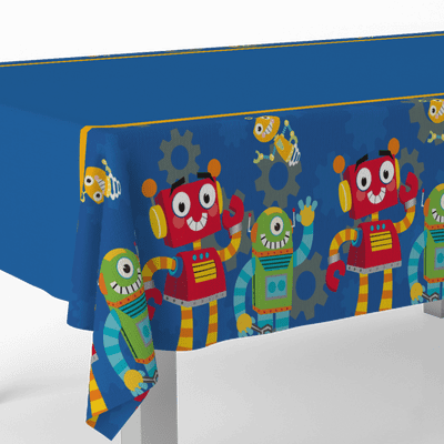 Robots Tablecloth 120 x 180 cm
