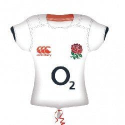 Rugby Party England Shirt Foil Balloon