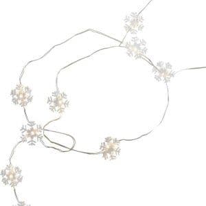 Rustic Christmas Snowflake LED String lights