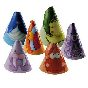Sealife Party Cone Hats