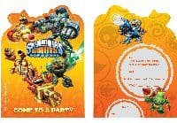 Skylander party invites with envelopes