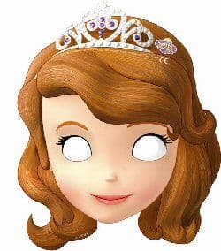 Sofia The First Party Face Masks