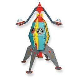 Space Cadet Party Rocket Centrepiece