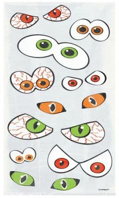 Spooky Eyeballs Cellophane Party Bags